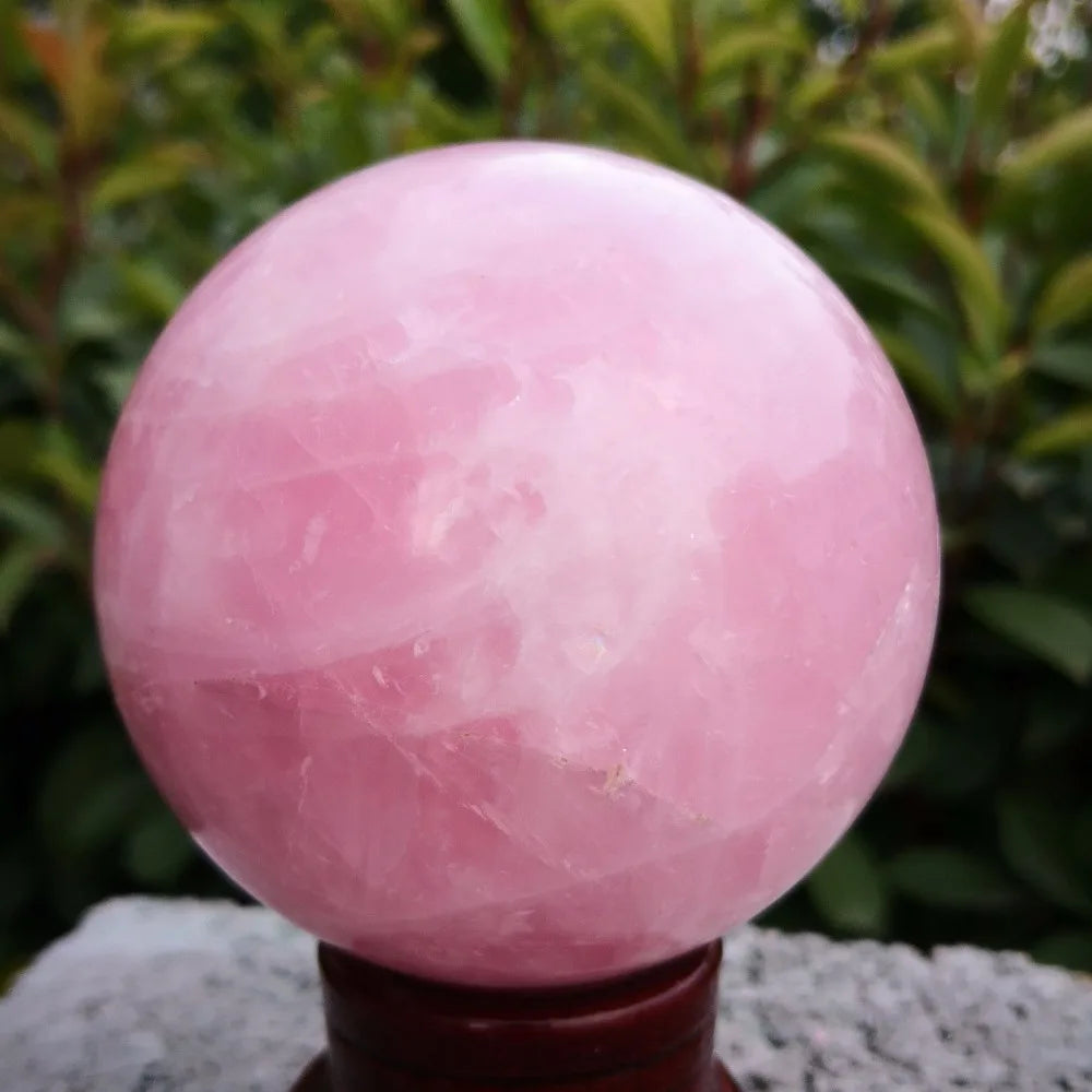 Pink Rose Quartz Ball-ToShay.org