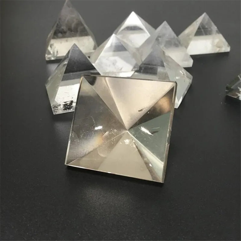 Clear Crystal Pyramid-ToShay.org