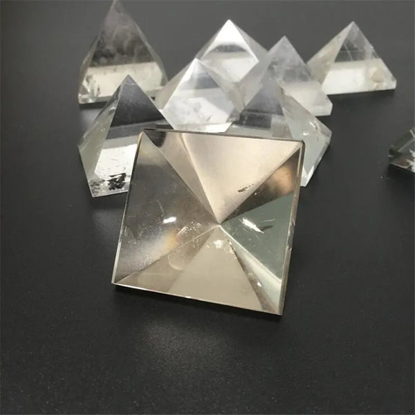 Clear Crystal Pyramid-ToShay.org