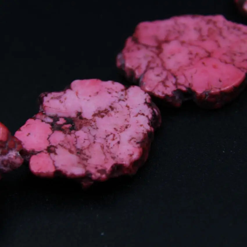 Pink Howlite Magnesite Beads-ToShay.org