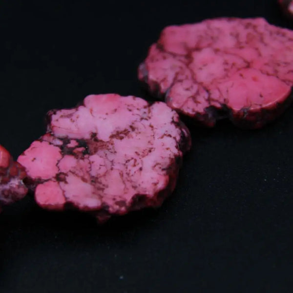 Pink Howlite Magnesite Beads-ToShay.org
