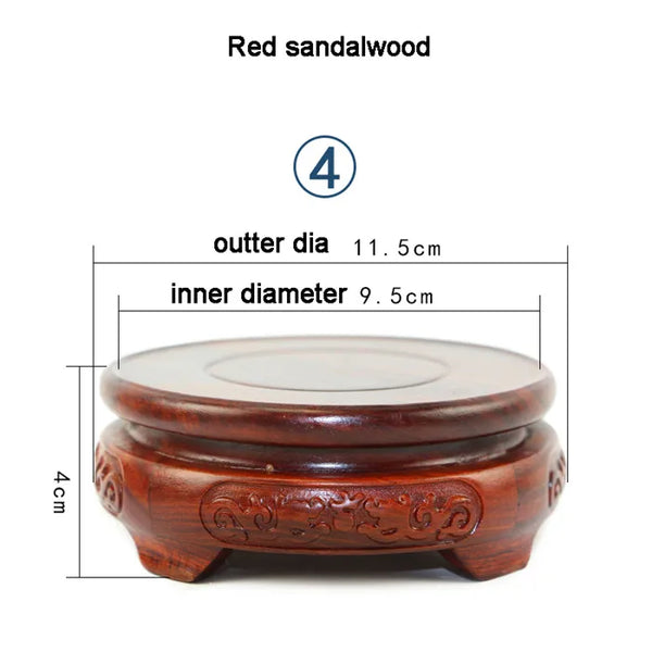 Red Sandalwood Dragon Base-ToShay.org
