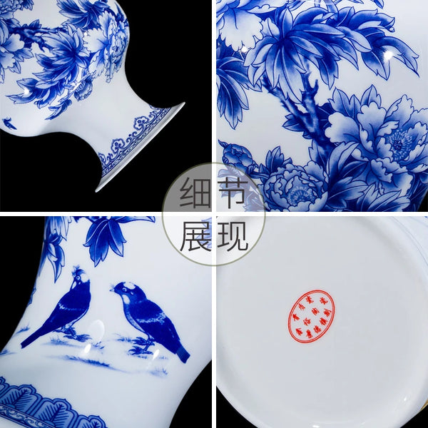 Jingdezhen Blue Porcelain Vases-ToShay.org