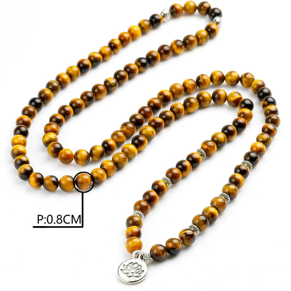 Yellow Tiger Eye Mala Beads-ToShay.org