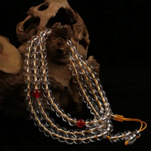 Clear Crystal Mala Beads-ToShay.org