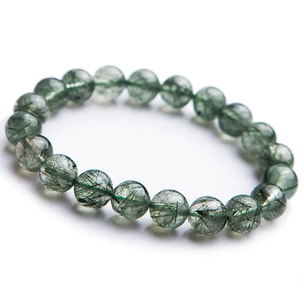 Green Rutilated Quartz Bracelet-ToShay.org