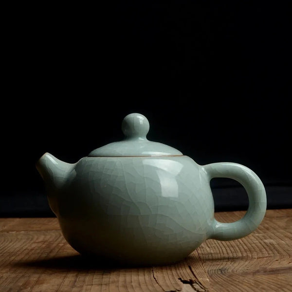 Celadon Crack Glaze Ceramic Teapot-ToShay.org