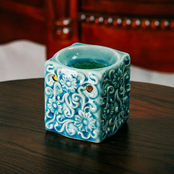 Flower Ceramic Essential Oil Burner-ToShay.org