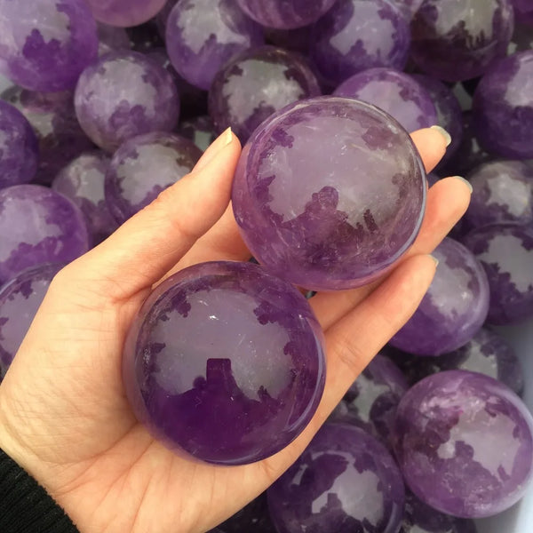 Purple Amethyst Crystal Ball-ToShay.org