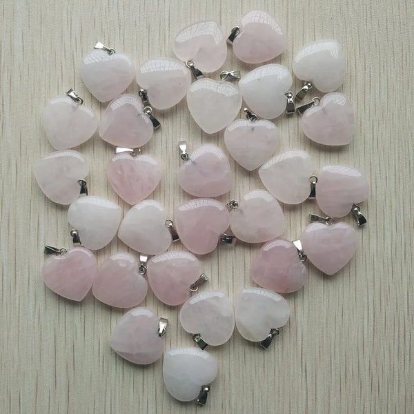 Pink Rose Quartz Hearts-ToShay.org