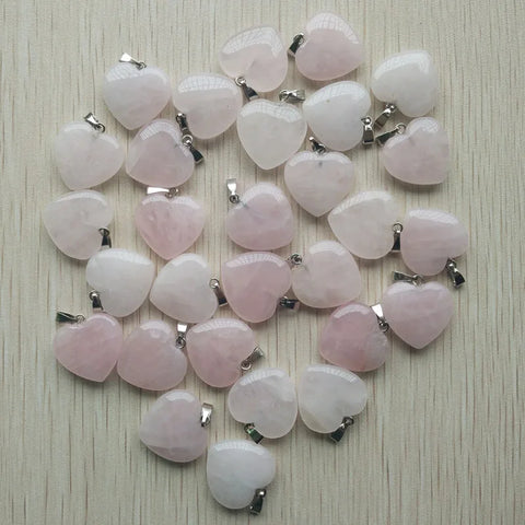 Pink Rose Quartz Hearts-ToShay.org