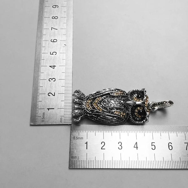 Silver Owl Pendant-ToShay.org