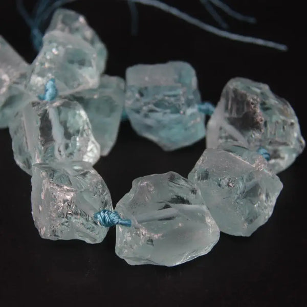 Blue Crystal Nugget Beads-ToShay.org