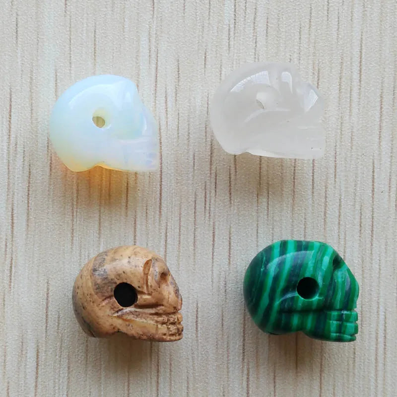 Mixed Crystal Skull Beads-ToShay.org