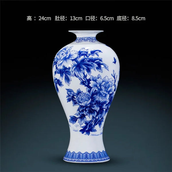 Jingdezhen Blue Porcelain Vases-ToShay.org