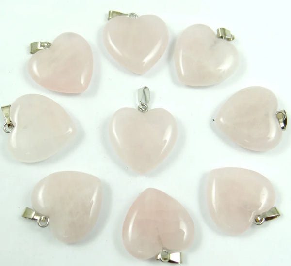 Mixed Crystal Heart Pendants-ToShay.org