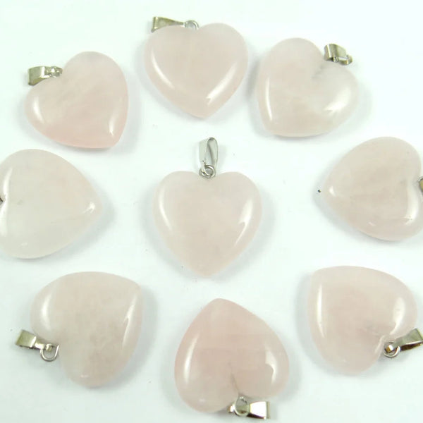Mixed Crystal Heart Pendants-ToShay.org