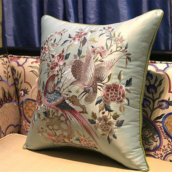 Satin Birds Cushion-ToShay.org