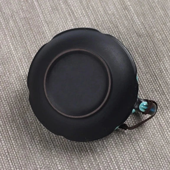 Blue Glazed Ceramic Teapot-ToShay.org