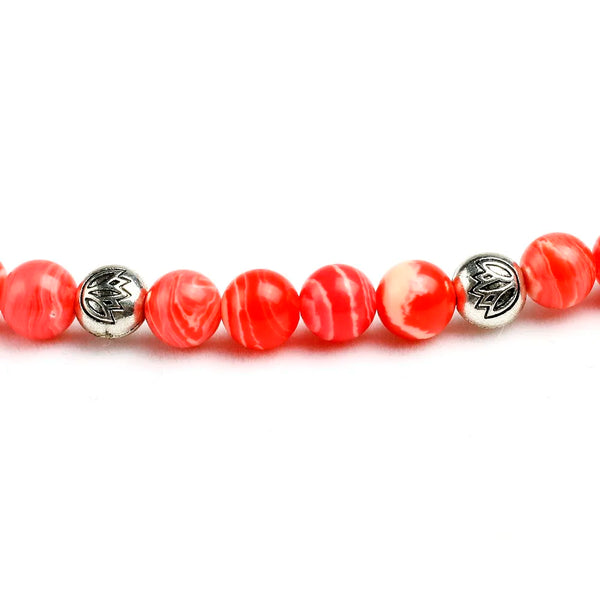Red Rhodochrosite Stone Beads-ToShay.org