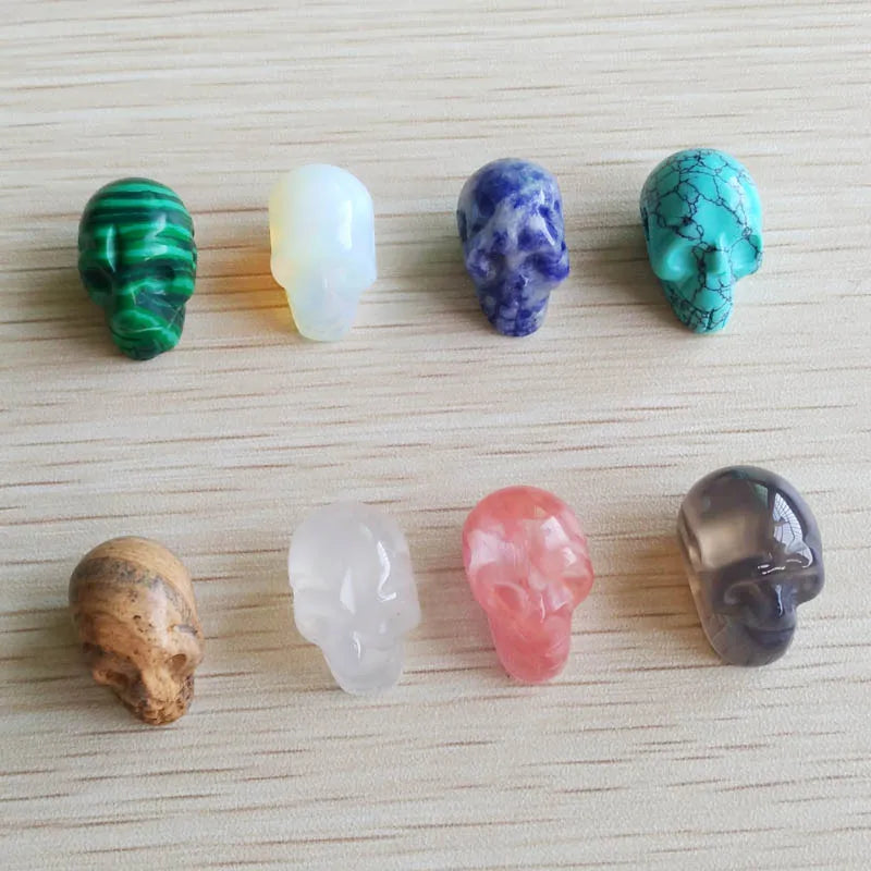 Mixed Crystal Skull Beads-ToShay.org