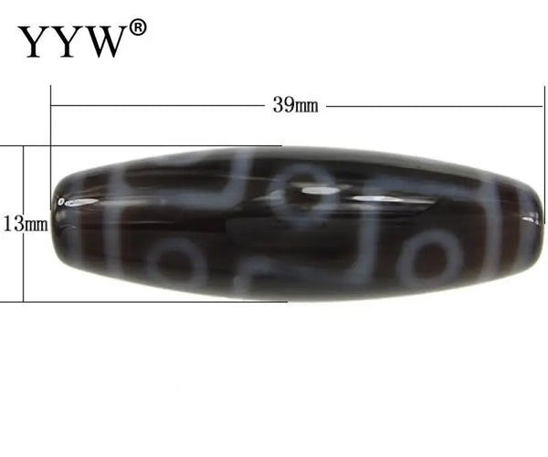 Tibetan Agate Eyes Dzi Beads-ToShay.org