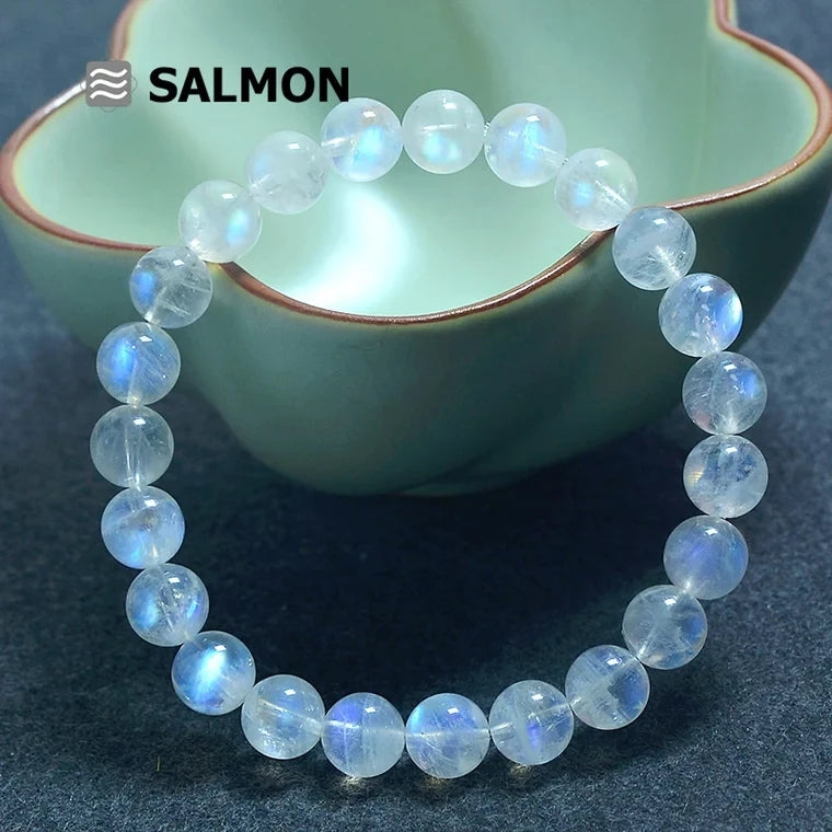 Blue Light Moonstone Bracelet-ToShay.org