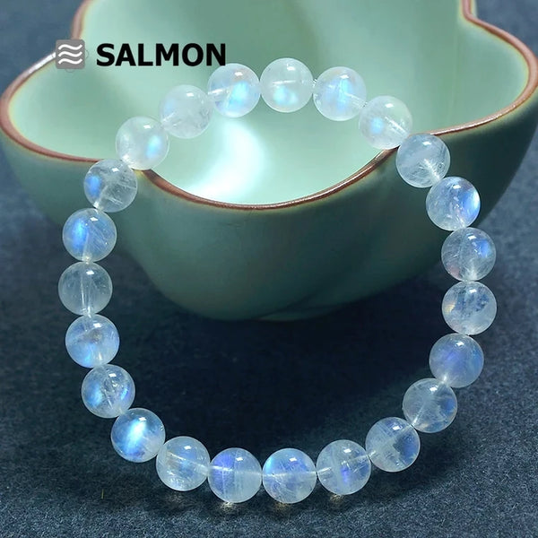 Blue Light Moonstone Bracelet-ToShay.org