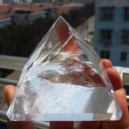 Clear Quartz Crystal Pyramid-ToShay.org