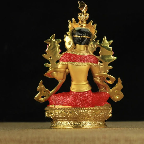 Gold Green Tara Buddha-ToShay.org