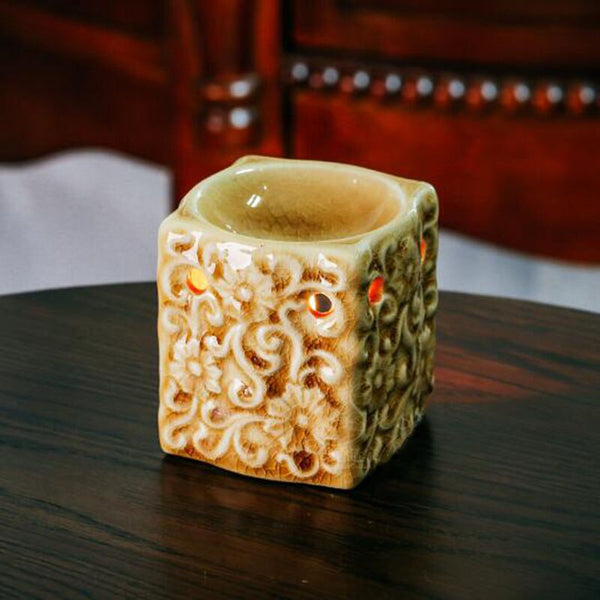 Flower Ceramic Essential Oil Burner-ToShay.org