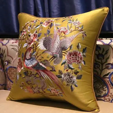 Satin Birds Cushion-ToShay.org