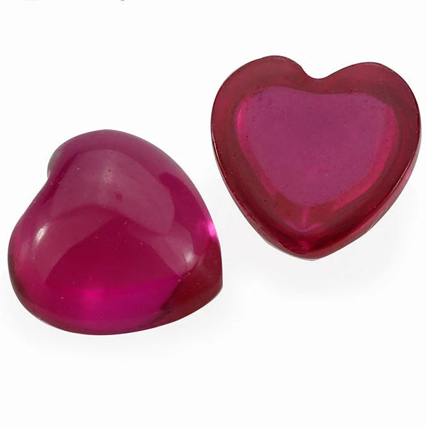 Red Ruby Corundum Heart-ToShay.org