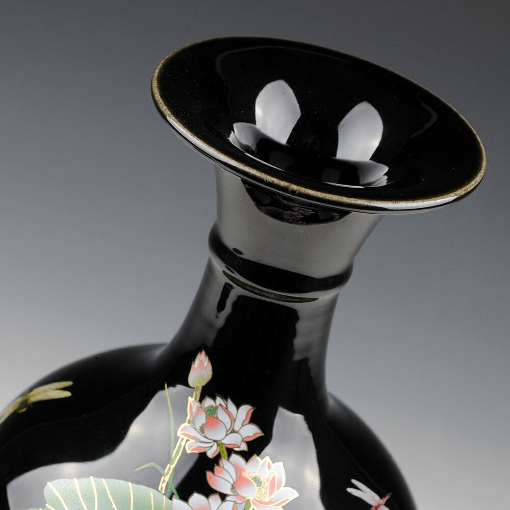 Jingdezhen Lotus Vase-ToShay.org
