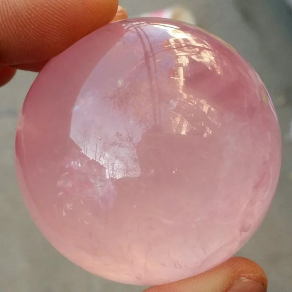 Pink Rose Quartz Ball-ToShay.org