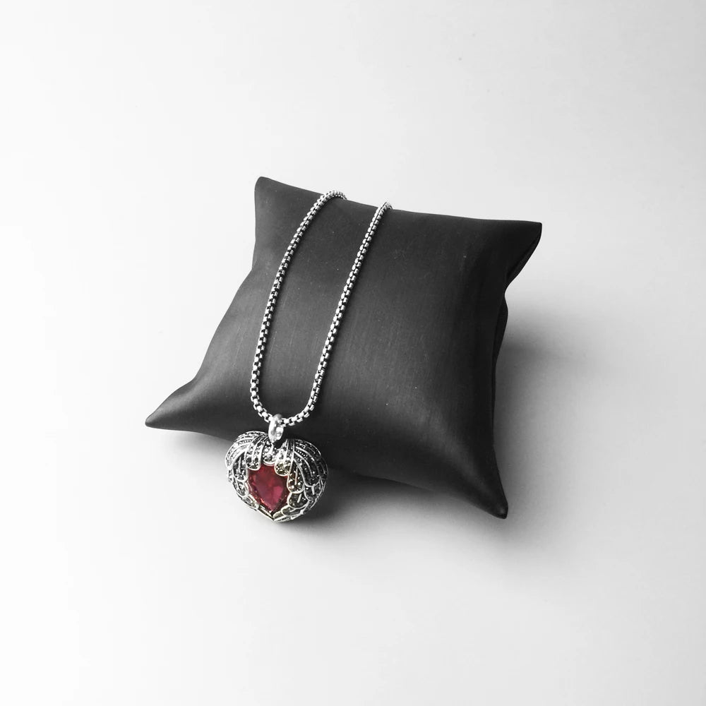 Red Crystal Winged Heart-ToShay.org