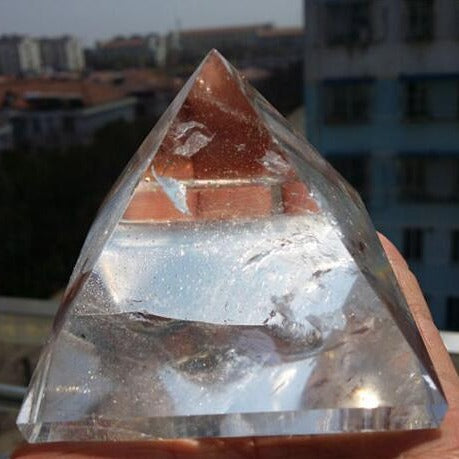 Clear Quartz Crystal Pyramid-ToShay.org