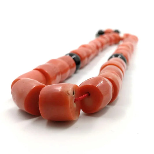 Orange Coral Tasbih-ToShay.org