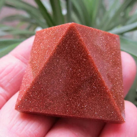 Red Goldstone Pyramid-ToShay.org