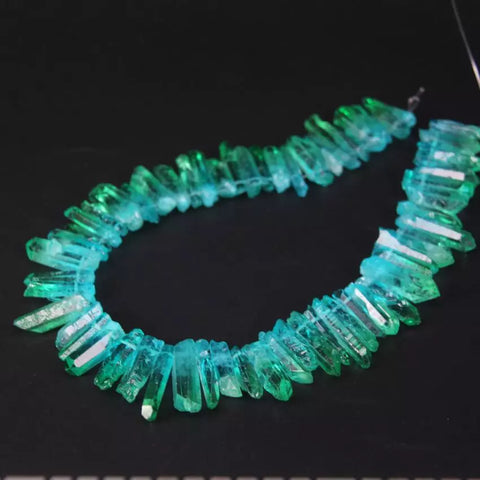 Blue Green Crystal Beads-ToShay.org