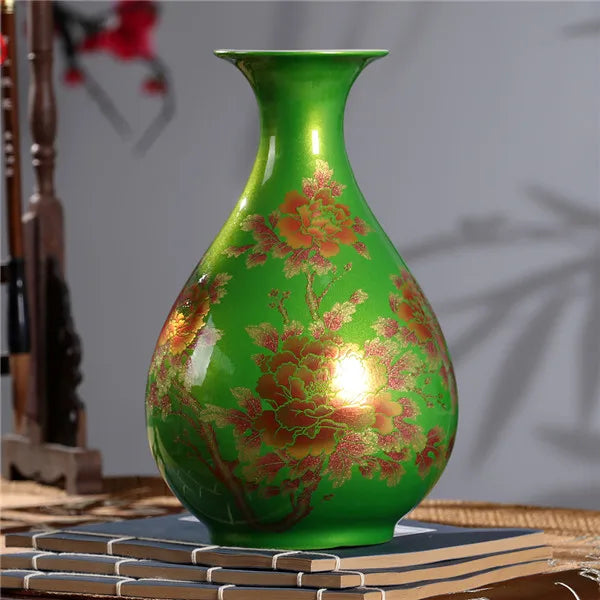 Jingdezhen Porcelain Flower Vase-ToShay.org