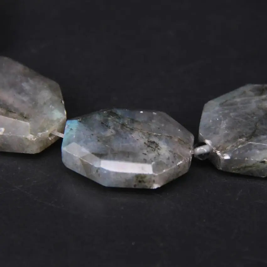 Grey Labradorite Slab Beads-ToShay.org