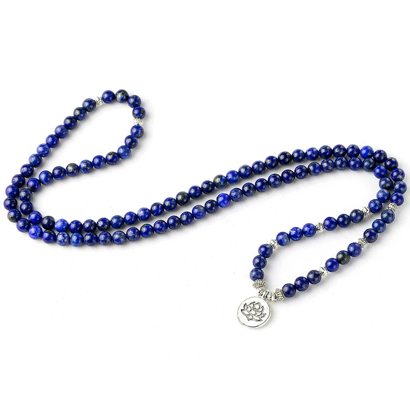 Blue Lapis Lazuli Mala Beads-ToShay.org