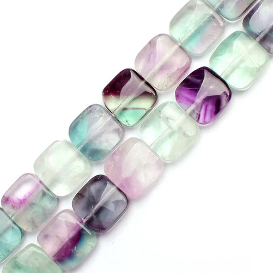 Purple Green Fluorite Beads-ToShay.org