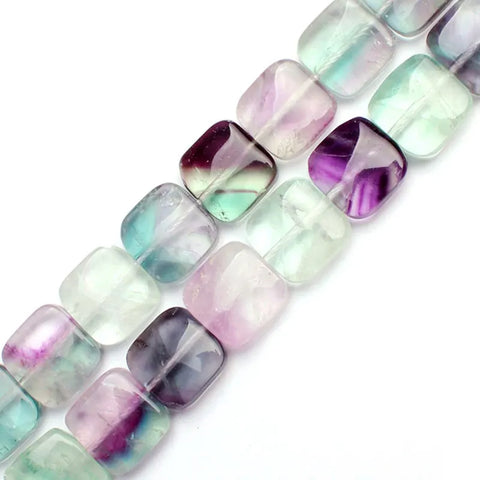Purple Green Fluorite Beads-ToShay.org