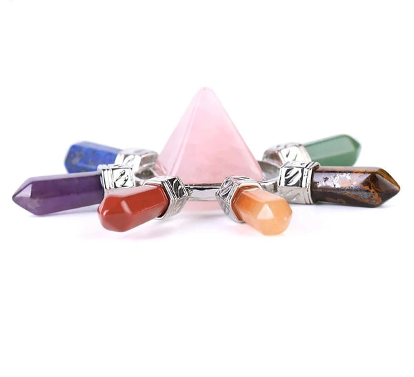 Chakra Crystal Quartz Pyramid-ToShay.org