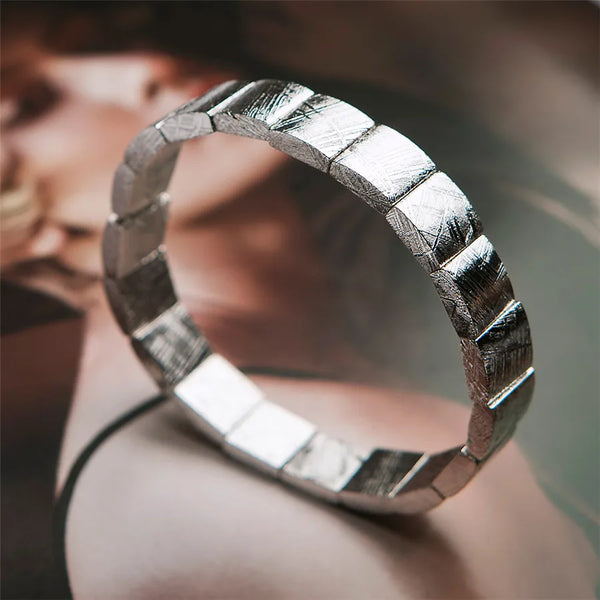 Silver Meteorite Bracelet-ToShay.org