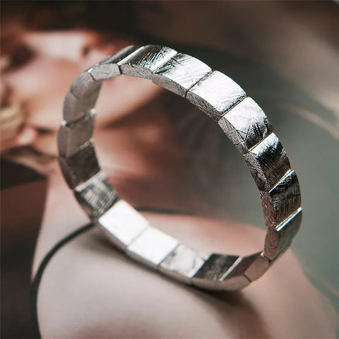 Silver Meteorite Bracelet-ToShay.org