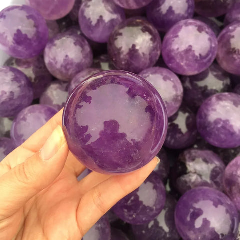 Purple Amethyst Crystal Ball-ToShay.org