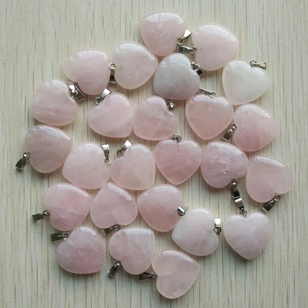 Pink Rose Quartz Hearts-ToShay.org